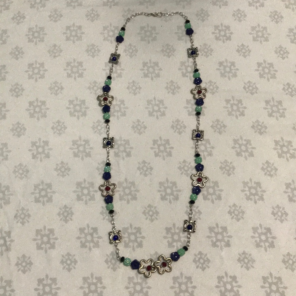 Colorful beaded necklace